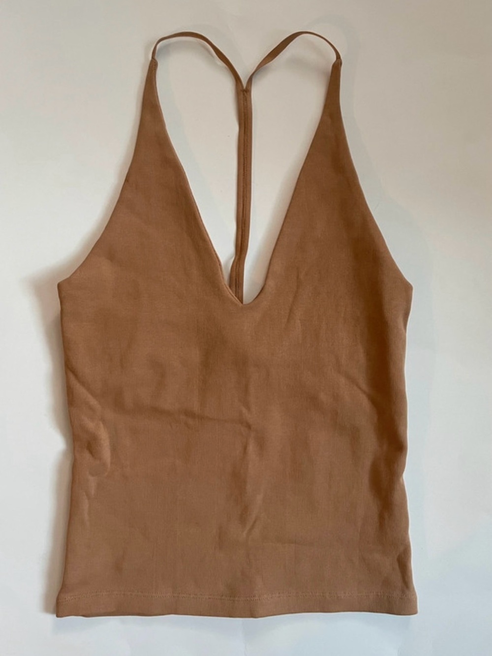 Zara Women’s V-Neck Strappy Tank Top - Brown